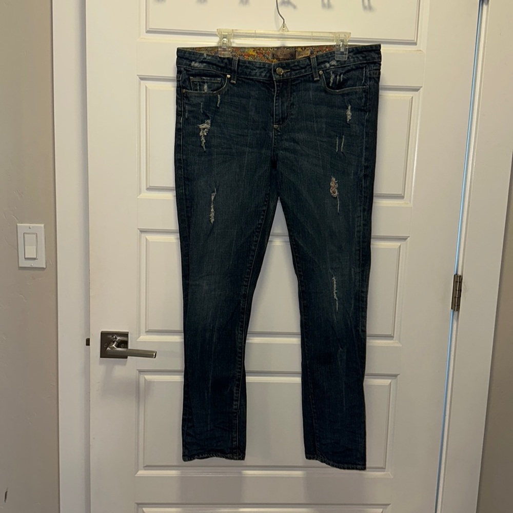 Paige Distressed peek a boo Jeans